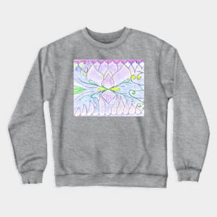 purple and green Crewneck Sweatshirt